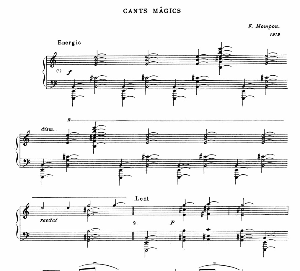 Cants Magics – F. Mompou